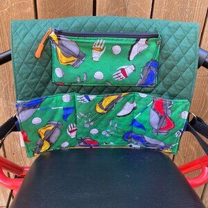 Handmade Golf Walker Organizer Bag | Rollator Storage